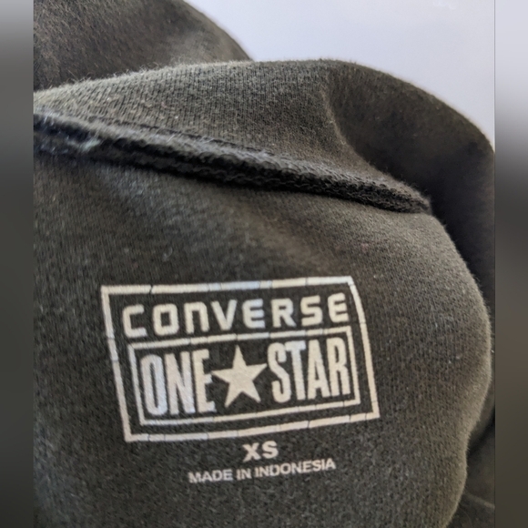 Converse One Star Army Green Double Breasted Lightweight Jacket - Size XS - Picture 3 of 6